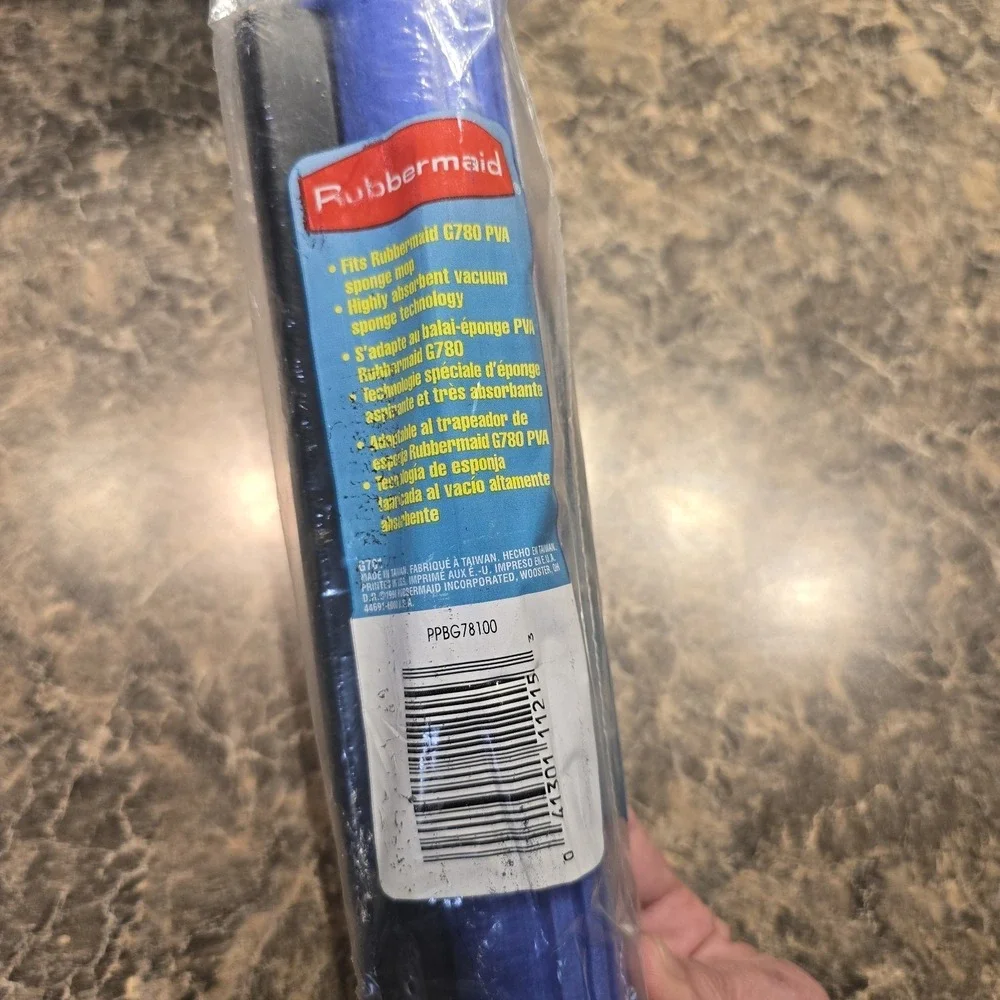 Rubbermaid PVA Refill Mop Head G781‎ PVA Sponge Mop NEW Sealed